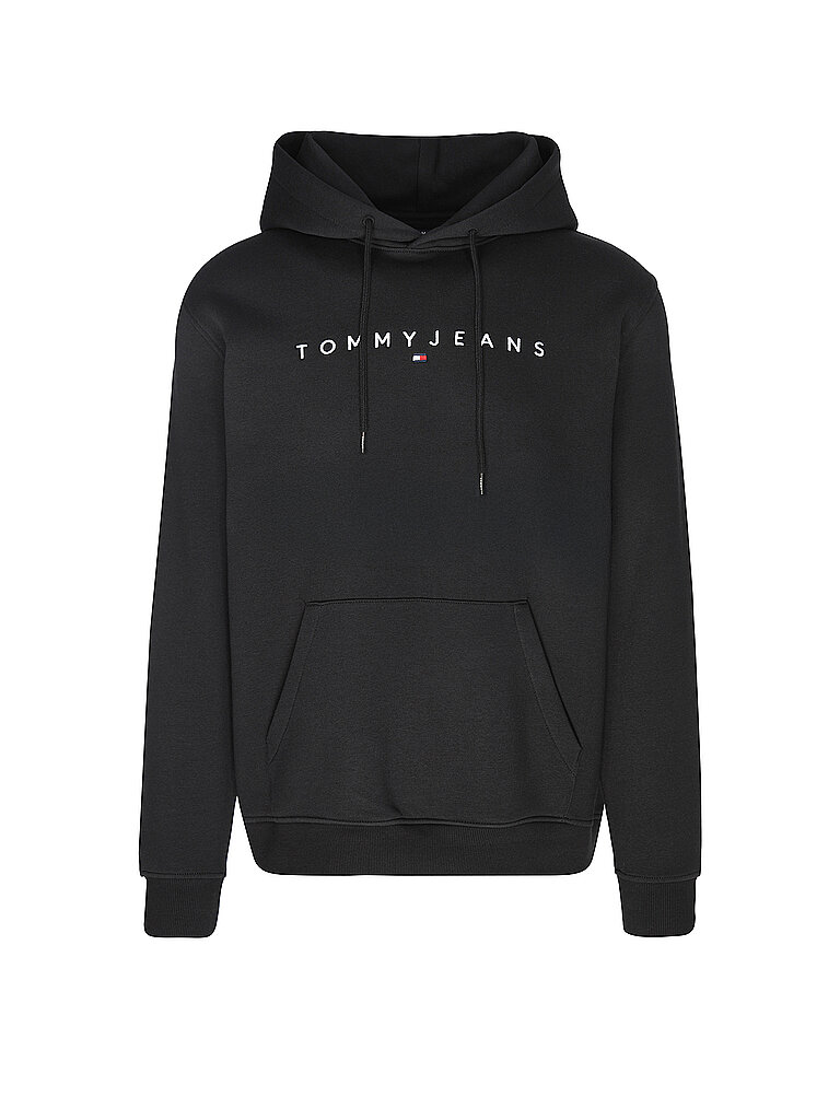Tommy Jeans pour homme. DM0DM20746 Sweat-shirt Reg Linear Logo noir (M), Casuel, Le coton biologique, Durable 5